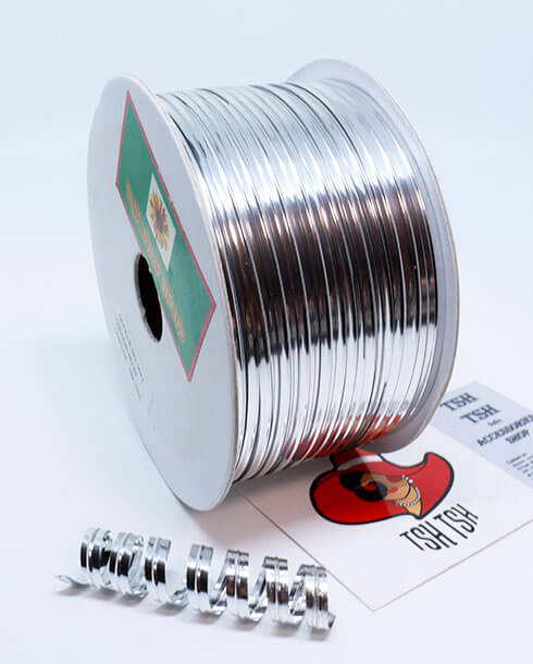 Metallic Twisted Wire 100 Yards Silver Color No.01