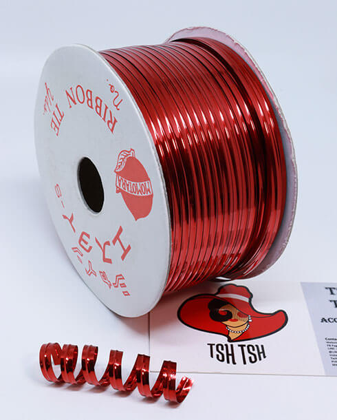 Metallic Twisted Wire 100 Yards Red Color No.03