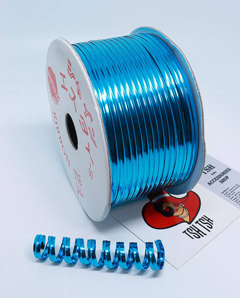 Metallic Twisted Wire 100 Yards Blue Color No.08